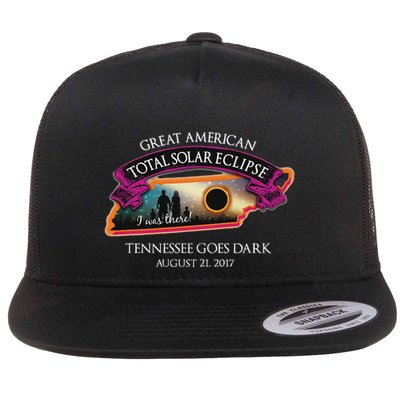 Tennessee Solar Eclipse I Was There Commemorative Souvenir Flat Bill Trucker Hat