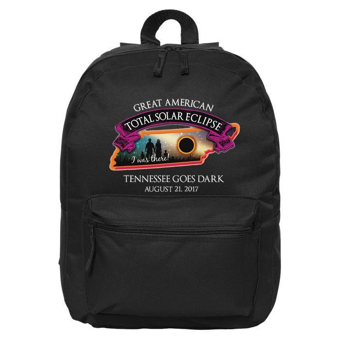 Tennessee Solar Eclipse I Was There Commemorative Souvenir 16 in Basic Backpack