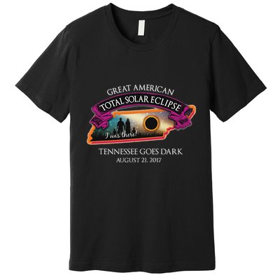 Tennessee Solar Eclipse I Was There Commemorative Souvenir Premium T-Shirt