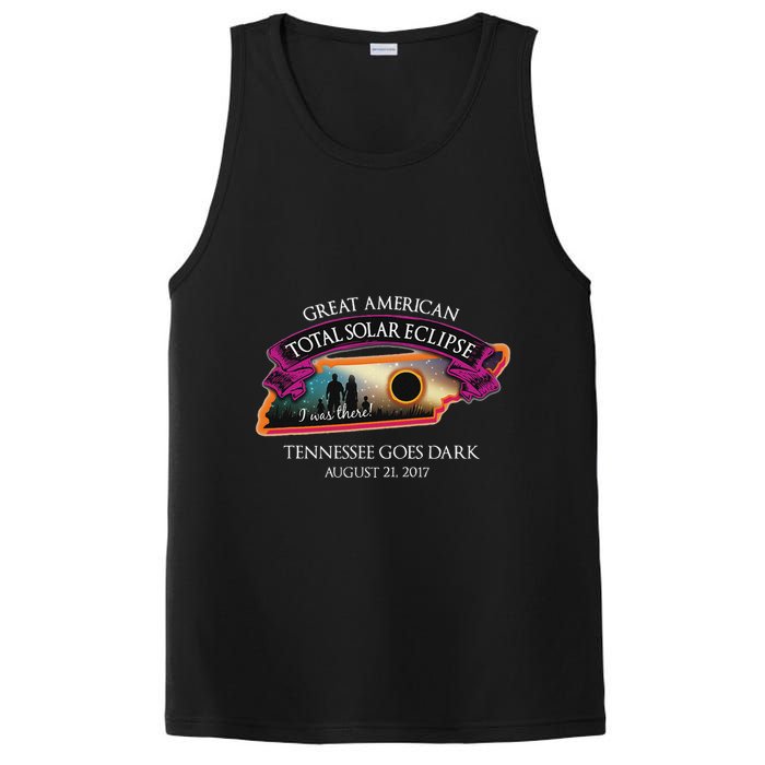 Tennessee Solar Eclipse I Was There Commemorative Souvenir PosiCharge Competitor Tank