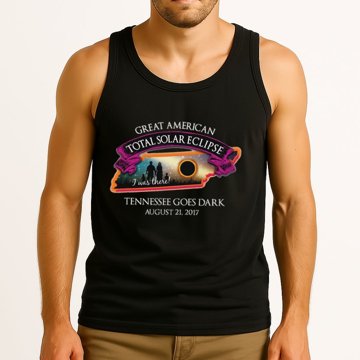 Tennessee Solar Eclipse I Was There Commemorative Souvenir Tank Top