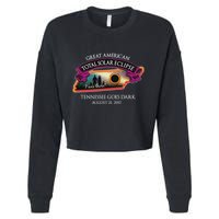 Tennessee Solar Eclipse I Was There Commemorative Souvenir Cropped Pullover Crew