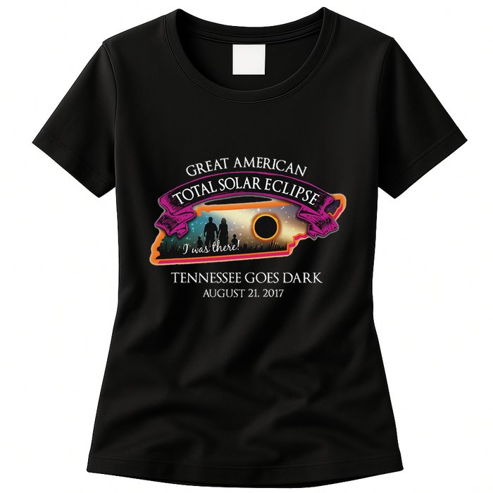 Tennessee Solar Eclipse I Was There Commemorative Souvenir Womens T-Shirt