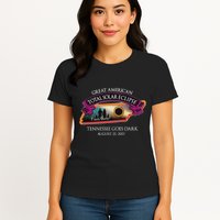 Tennessee Solar Eclipse I Was There Commemorative Souvenir Womens T-Shirt