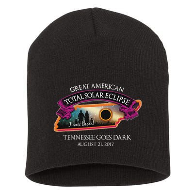 Tennessee Solar Eclipse I Was There Commemorative Souvenir Short Acrylic Beanie