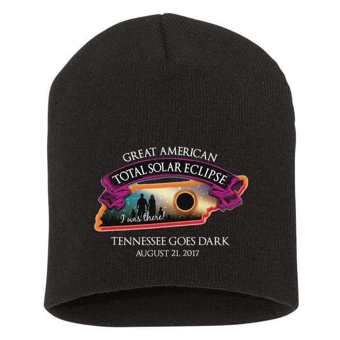 Tennessee Solar Eclipse I Was There Commemorative Souvenir Short Acrylic Beanie