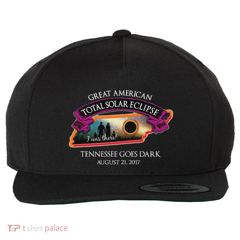 Tennessee Solar Eclipse I Was There Commemorative Souvenir Wool Snapback Cap