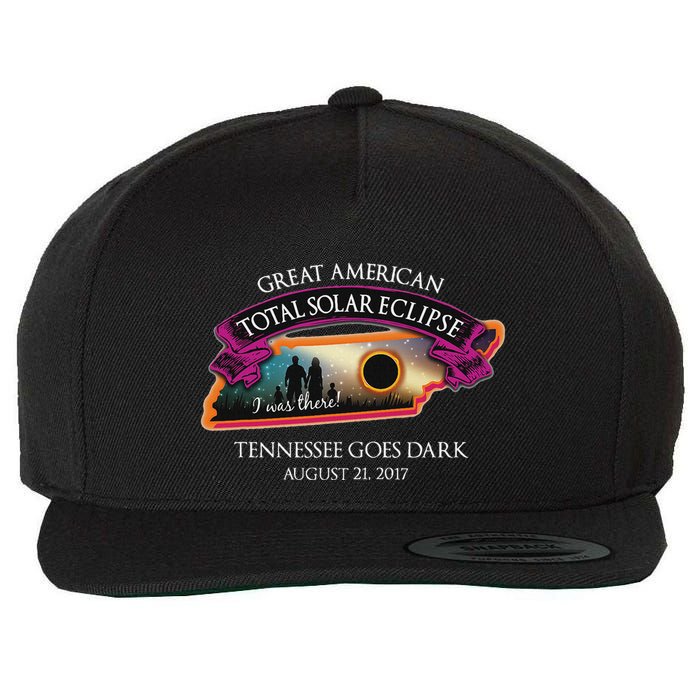 Tennessee Solar Eclipse I Was There Commemorative Souvenir Wool Snapback Cap