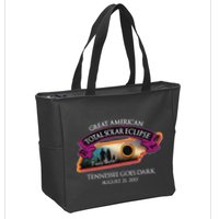 Tennessee Solar Eclipse I Was There Commemorative Souvenir Zip Tote Bag