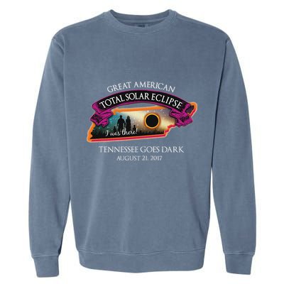 Tennessee Solar Eclipse I Was There Commemorative Souvenir Garment-Dyed Sweatshirt
