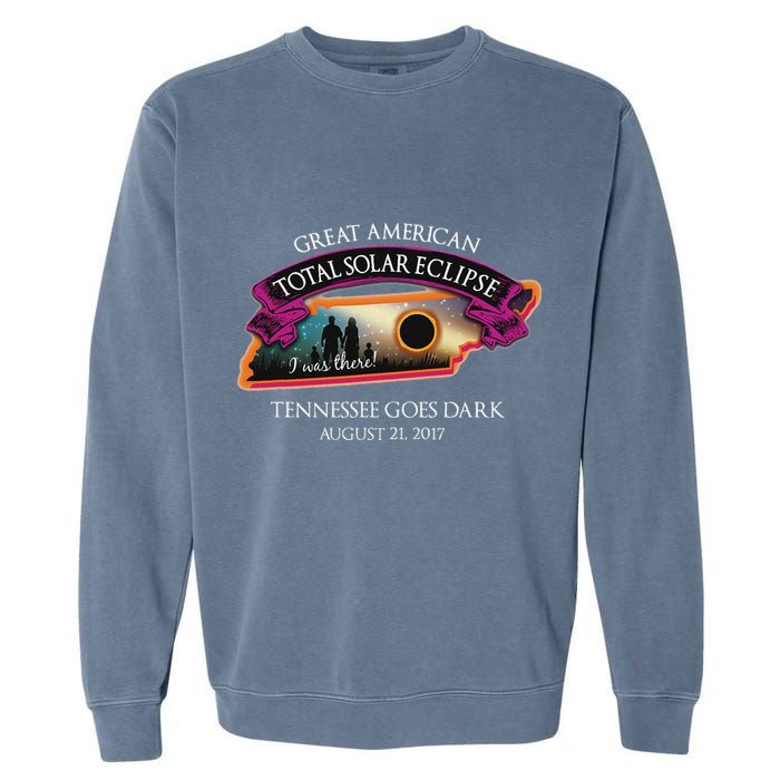 Tennessee Solar Eclipse I Was There Commemorative Souvenir Garment-Dyed Sweatshirt