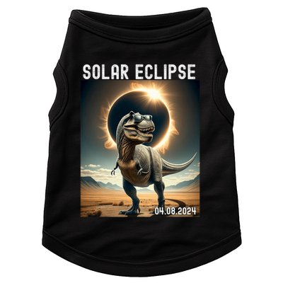 Total Solar Eclipse Trex Dinosaur April 8 2024 Doggie Tank