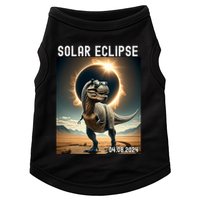 Total Solar Eclipse Trex Dinosaur April 8 2024 Doggie Tank