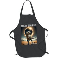 Total Solar Eclipse Trex Dinosaur April 8 2024 Apron