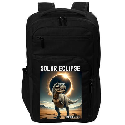 Total Solar Eclipse Trex Dinosaur April 8 2024 Impact Tech Backpack