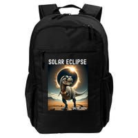 Total Solar Eclipse Trex Dinosaur April 8 2024 Backpack