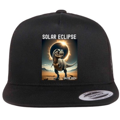 Total Solar Eclipse Trex Dinosaur April 8 2024 Flatbill Hat