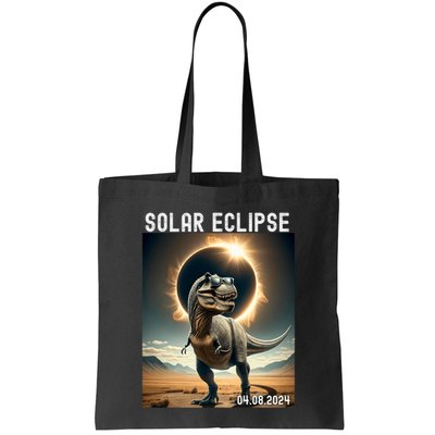 Total Solar Eclipse Trex Dinosaur April 8 2024 Bag