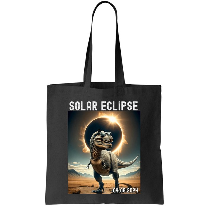Total Solar Eclipse Trex Dinosaur April 8 2024 Bag