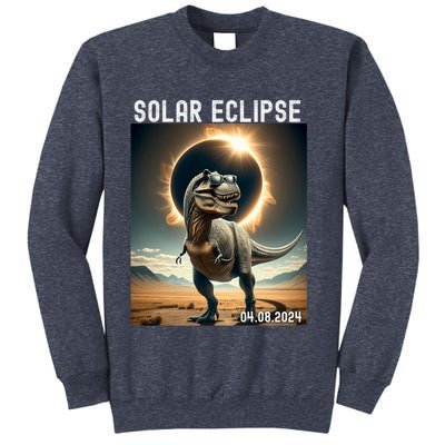 Total Solar Eclipse Trex Dinosaur April 8 2024 Sweatshirt