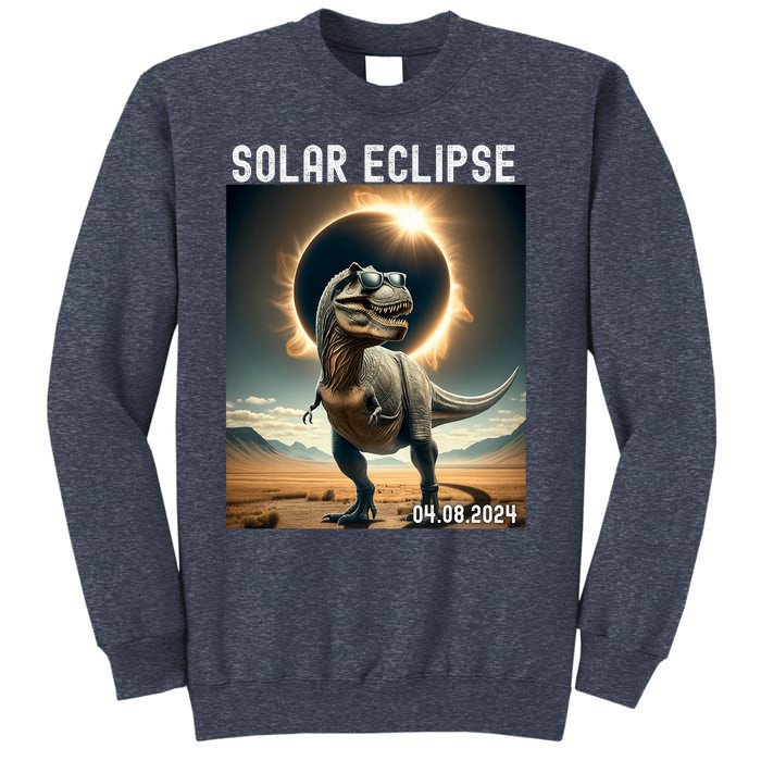 Total Solar Eclipse Trex Dinosaur April 8 2024 Sweatshirt