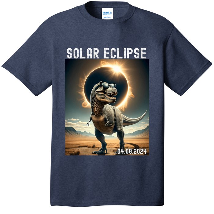 Total Solar Eclipse Trex Dinosaur April 8 2024 T-Shirt