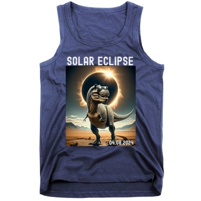 Total Solar Eclipse Trex Dinosaur April 8 2024 Tank Top