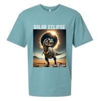 Total Solar Eclipse Trex Dinosaur April 8 2024 Sueded Cloud Jersey T-Shirt