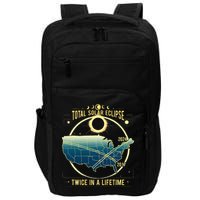 Total Solar Eclipse Twice In A Lifetime 2024 Impact Tech Backpack