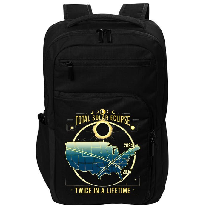Total Solar Eclipse Twice In A Lifetime 2024 Impact Tech Backpack
