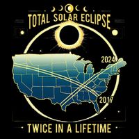 Total Solar Eclipse Twice In A Lifetime 2024 Impact Tech Backpack