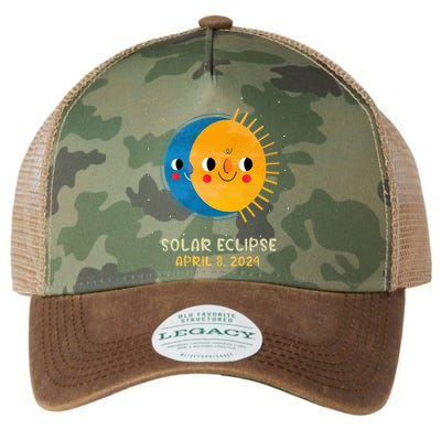 Total Solar Eclipse 2024 Cute Solar Eclipse Legacy Tie Dye Trucker Hat