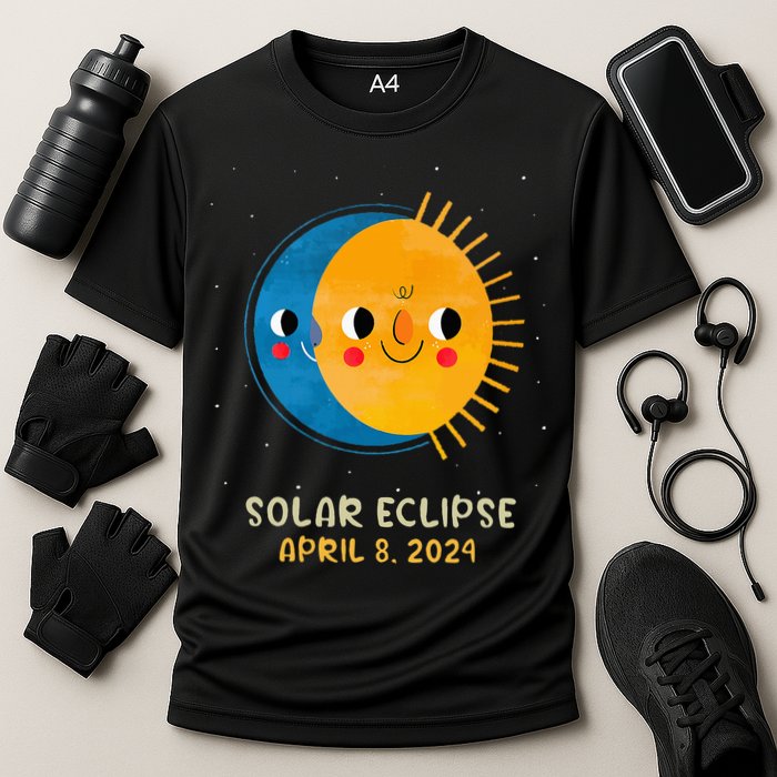 Total Solar Eclipse 2024 Cute Solar Eclipse Performance Shirt