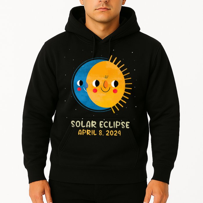 Total Solar Eclipse 2024 Cute Solar Eclipse Hoodie