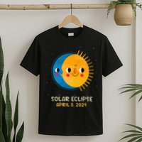 Total Solar Eclipse 2024 Cute Solar Eclipse T-Shirt