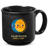 Total Solar Eclipse 2024 Cute Solar Eclipse 15oz Campfire Ceramic Mug