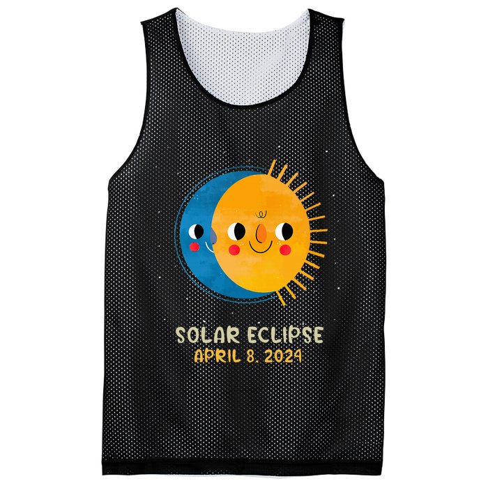 Total Solar Eclipse 2024 Cute Solar Eclipse Mesh Reversible Basketball Jersey Tank
