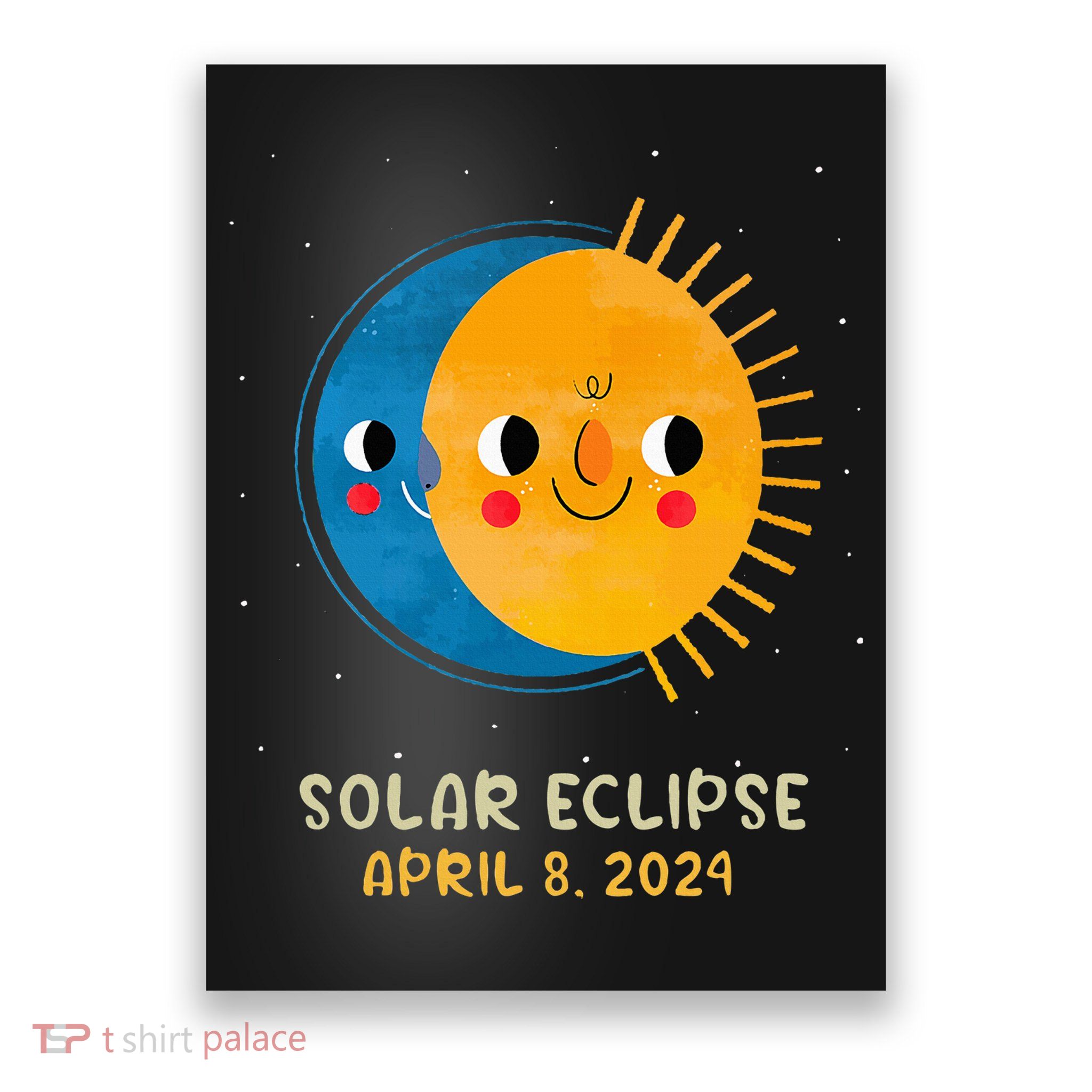 Total Solar Eclipse 2024 Cute Solar Eclipse Poster