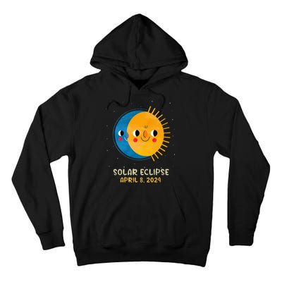 Total Solar Eclipse 2024 Cute Solar Eclipse Tall Hoodie