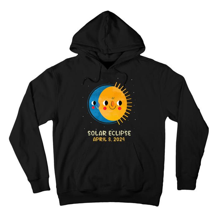Total Solar Eclipse 2024 Cute Solar Eclipse Tall Hoodie