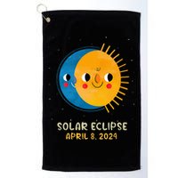 Total Solar Eclipse 2024 Cute Solar Eclipse Golf Towel