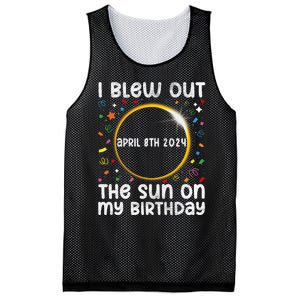 Total Solar Eclipse Birthday April 2024 Funny Quote Totality Mesh Reversible Basketball Jersey Tank