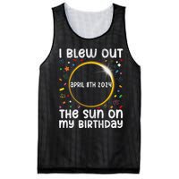 Total Solar Eclipse Birthday April 2024 Funny Quote Totality Mesh Reversible Basketball Jersey Tank