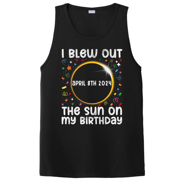 Total Solar Eclipse Birthday April 2024 Funny Quote Totality PosiCharge Competitor Tank