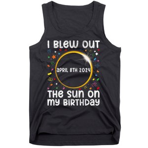 Total Solar Eclipse Birthday April 2024 Funny Quote Totality Tank Top