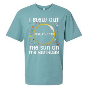 Total Solar Eclipse Birthday April 2024 Funny Quote Totality Sueded Cloud Jersey T-Shirt