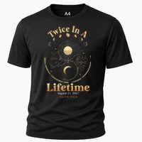 Total Solar Eclipse Twice In A Lifetime 2017 2024 Cooling Performance Crew T-Shirt