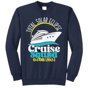 Total Solar Eclipse Cruise Squad 2024 Cruising Vacation Trip Sweatshirt