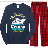 Total Solar Eclipse Cruise Squad 2024 Cruising Vacation Trip Long Sleeve Pajama Set