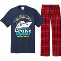 Total Solar Eclipse Cruise Squad 2024 Cruising Vacation Trip Pajama Set